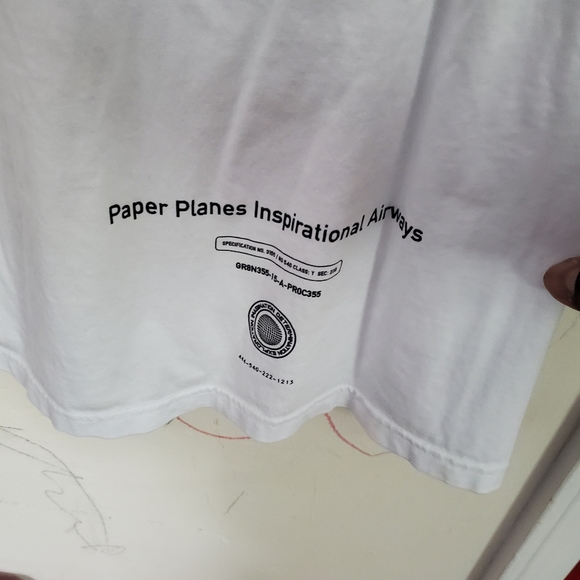 Paper planes t shirt - Picture 5 of 5